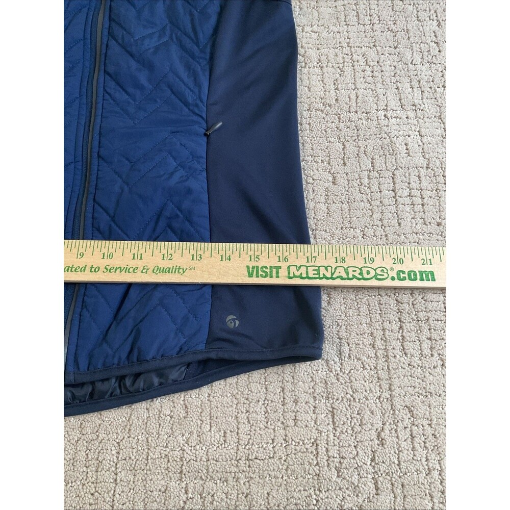 Active Essentials By Tchibo Blue Vest Jacket Light Weight Zipper. Size Med. EUC - Picture 6 of 11